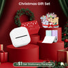 Phomemo (T02 Stampante Mini Senza Inchiostro) Set Regalo di Natale
