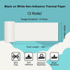 White Non-Adhesive 10-Year Long-Lasting Thermal Paper For T02 & M02Xح3 Rolls - Phomemo