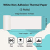 53mm White Non-Adhesive 10-Year Long-Lasting Thermal Paper For M02 Series/ M03AS/ M04S/ M04ASح3 Rolls - Phomemo