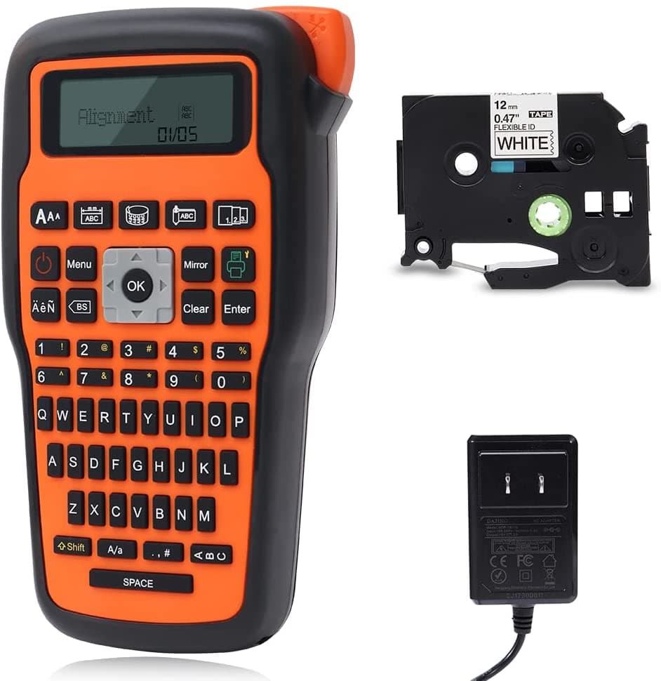 E1000 Handheld Industrial Label Maker | Orange - Phomemo