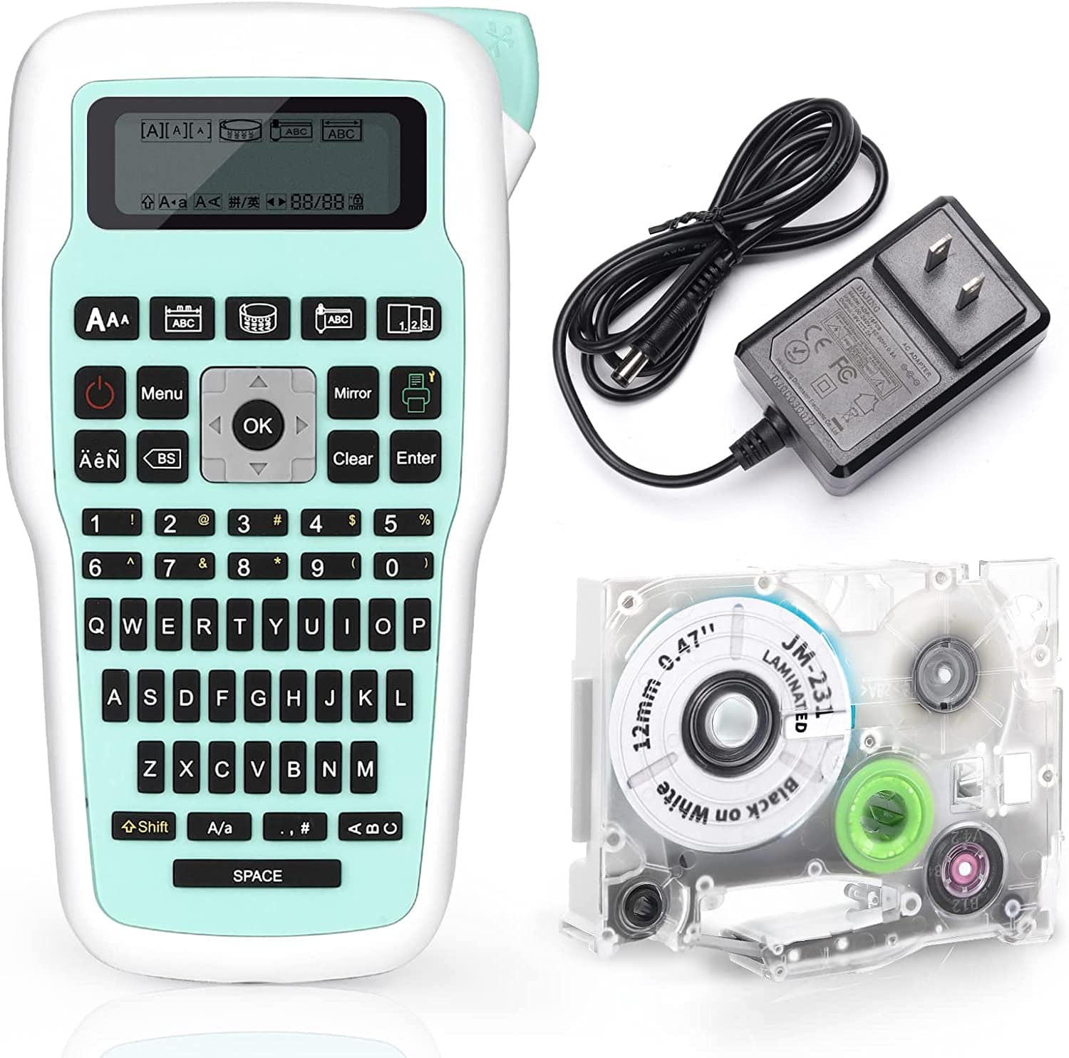 E1000 Handheld Industrial Label Maker | Green - Phomemo