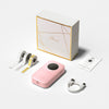 Phomemo D30 Rosa Stampante per Etichette Bluetooth per Casa e Set Regalo con 3 Rotoli di Etichette