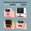 50 X 50mm Round Label for M110/ M120/ M200/ M220/M221 - 6 Rolls - Phomemo