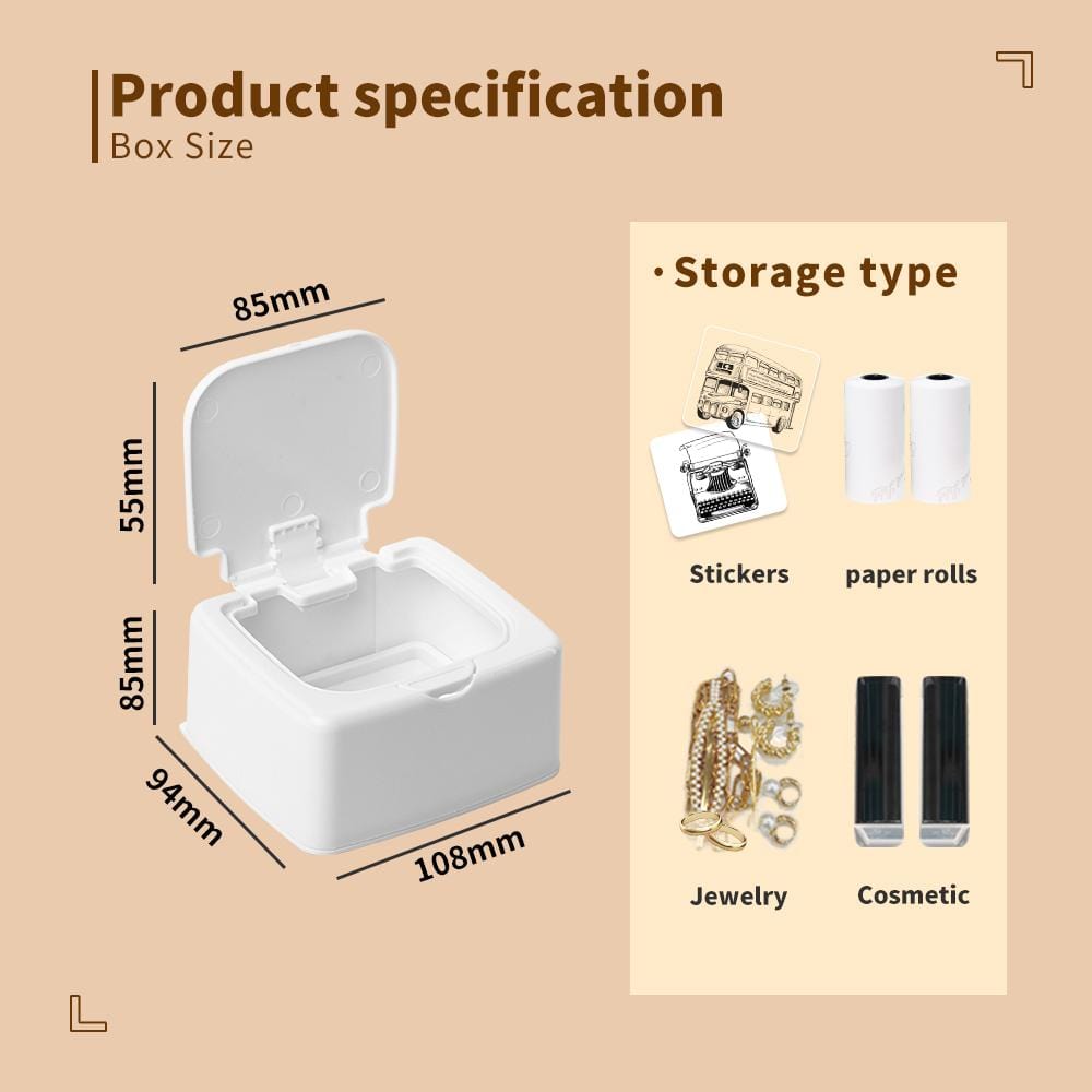 Phomemo Touch-Tone Storage Box - Phomemo