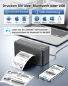 Phomemo PM241-BT Bluetooth-Versandetikettendrucker
