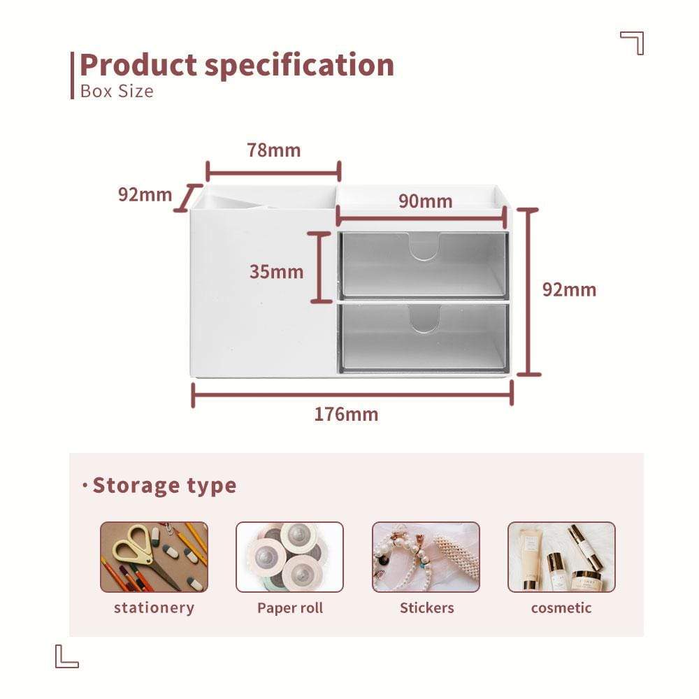 Multi-Function Desktop Organization Box - Phomemo