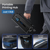 Phomemo M832D Portable Thermal Printer, A4 Touchscreen Bluetooth Inkless Printer for Home, 300dpi Mobile Printers Compatible with Phone & Laptop, Includes Carrying Case & 3 Rolls A4 Size Thermal Paper