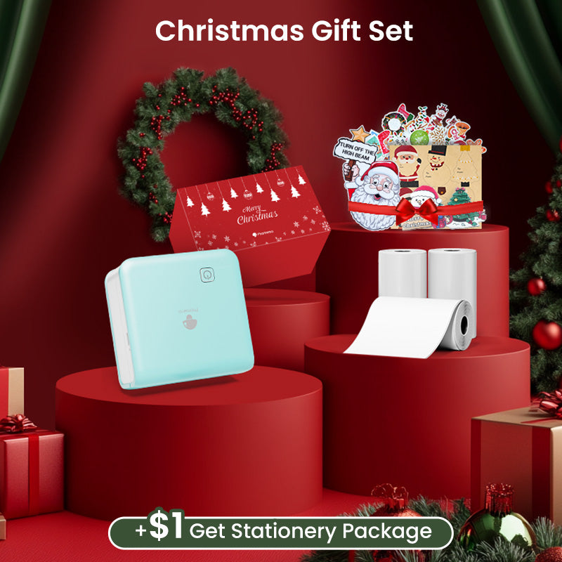 Phomemo (P2S Sticker Mini Printer) Christmas Gift Set