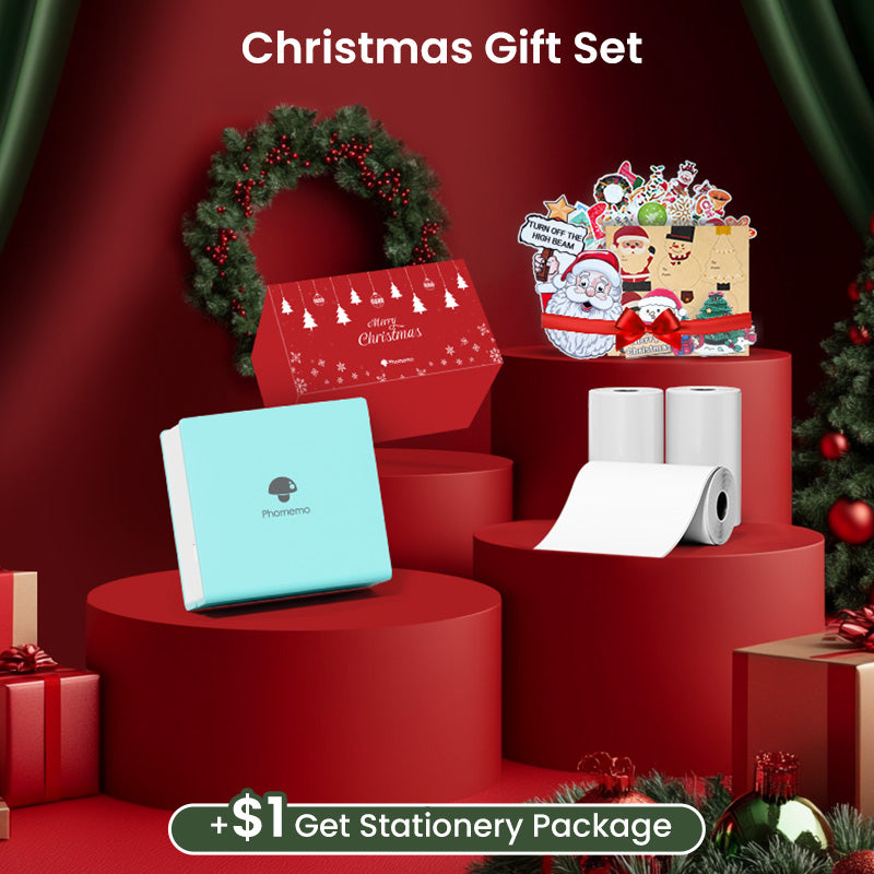 Phomemo (M02 Mini Printer ) Christmas Gift Set