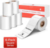 50¡Á30mm Thermal Paper Compatible with M110/M120/M220/M200/M221 Label Printer-6 Rolls-Phomemo