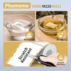 Phomemo 60x86mm Golden wave trim Thermal Label for M200/M220/M221-3 Roll