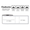 50 X 80mm Square White For M110/M120/M200/M220/M221 - 3 Rolls - Phomemo