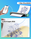 Phomemo M08F Kabelloser Tattoo-Schablonendrucker