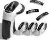 Phomemo Embossing Label Maker,Embossed Label Maker Machine with Tape,E975 Embosser Label Makers 3D Labeller,Vintage Label Printers for Home Use,Office and DIY with 3pcs Black Tape 9mm Standard Printer