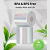 50X50mm Round Laser Silver Thermal Label For M110/M120/M200/M200/M221-1 Roll-Phomemo