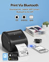 Phomemo D520BT Bluetooth Thermal Printer - DHL Label Printer for Labels 4 x 6, Label Printer for Barcode Shipping Labels Compatible with Ebay,Amazon,Etsy,Shopify, UPS,FedEx etc, Black