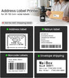 Phomemo M110 Label Maker, Upgraded Thermal Label Printer for Phone and Windows/Mac, 2 Inch Portable Label Maker Machine for Clothing, Jewellery, Retail, Address, Barcode, With 100 Labels