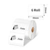 Phomemo 40x30mm White Thermal Label for M110/M220/M221/M120/M200/M150-6 Roll