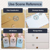 50 X 50mm Circle Transparent Flower Pattern for M110/M120/M200/M220/M221 - 1 Roll - Phomemo