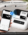 Phomemo Macchina Etichettatrice, Stampante per Etichette Bluetooth per Codici a Barre, Indirizzi, Casa, Posta, Piccole Imprese, Abbigliamento, Macchina Etichettatrice Portatile con 3 Rotoli di Sacchetti per Etichette