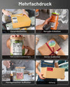 Phomemo Versandetiketten Drucker Wird mit 3 Rollen 250 Etiketten im 4 x 6 | Bluetooth Etikettendrucker DHL, Labeldrucker 4x6, Thermodrucker Kompatibel mit Amazon, DHL, Vinted, Etsy, UPS, FedEx, DPD,Standard Printer