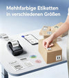 Phomemo M110 Etikettendrucker, Bluetooth Beschriftungsgerät Selbstklebend Aufkleber Drucker für 5000+ Vorlagen.für Küche, Zuhause & Schule, Label Drucker Kompatibel mit Telefonen und PC-System,Standarddrucker