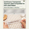 Phomemo 20mmx6m Transparent Adhesive Continuous Thermal Label for D50