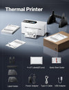 Phomemo PM64D Thermal Label Printer Upgraded with Touchable Screen| 4x6 Bluetooth Shipping Label Printer, Suitable for Postage, Address and Barcode, Compatible with Amazon, Vinted, Royal Mail,Standard Printer