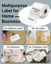 Phomemo 40x30mm White Thermal Label for M110/M220/M221/M120/M200/M150-6 Roll