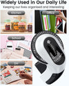 Phomemo Embossing Label Maker,Embossed Label Maker Machine with Tape,E975 Embosser Label Makers 3D Labeller,Vintage Label Printers for Home Use,Office and DIY with 3pcs Black Tape 9mm Standard Printer