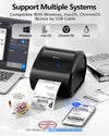 Phomemo D520BT Bluetooth Thermal Printer - DHL Label Printer for Labels 4 x 6, Label Printer for Barcode Shipping Labels Compatible with Ebay,Amazon,Etsy,Shopify, UPS,FedEx etc, Black