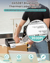 Phomemo Versandetiketten Drucker Wird mit 3 Rollen 250 Etiketten im 4 x 6 | Bluetooth Etikettendrucker DHL, Labeldrucker 4x6, Thermodrucker Kompatibel mit Amazon, DHL, Vinted, Etsy, UPS, FedEx, DPD,Standard Printer