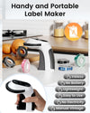 Phomemo Embossing Label Maker,Embossed Label Maker Machine with Tape,E975 Embosser Label Makers 3D Labeller,Vintage Label Printers for Home Use,Office and DIY with 3pcs Black Tape 9mm Standard Printer