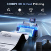 Phomemo 300DPI 4" Touchscreen Wi-Fi 4x6 Thermal Shipping Label Printer PM643 Wireless AirPrint Thermal Printer with Label Holder,One-Click Reprint and Built-in Template Storage for Small Business,Standard Printer