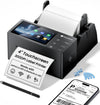 Phomemo 300DPI 4" Touchscreen Wi-Fi 4x6 Thermal Shipping Label Printer PM643 Wireless AirPrint Thermal Printer with Label Holder,One-Click Reprint and Built-in Template Storage for Small Business,Standard Printer