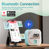 Phomemo Q02 Mini Stampante Termica, Stampante Tascabile per Studio, Appunti, Foto, Diari, Stampante di Etichette Portatile Compatibile con iOS e Android, Verde