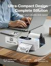 Phomemo PM64D Thermal Label Printer Upgraded with Touchable Screen| 4x6 Bluetooth Shipping Label Printer, Suitable for Postage, Address and Barcode, Compatible with Amazon, Vinted, Royal Mail,Standard Printer