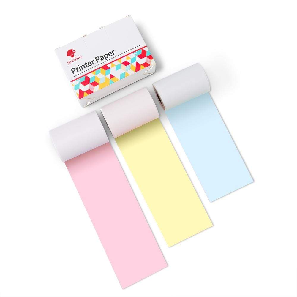 Phomemo M02 Series Printer Colorful Non-Adhesive Thermal Paper