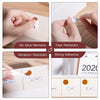14x14mm White Round  Label For D30 - Phomemo