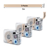 Phomemo 15mmx5m Navy&Pink&Beige Ribbon Label Tapes for P15
