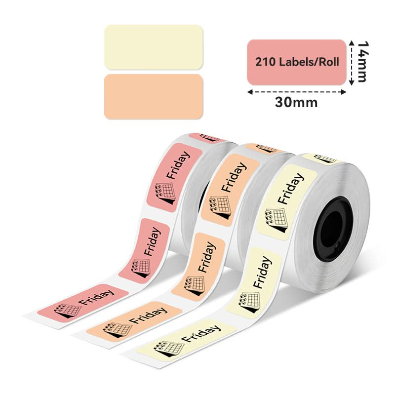 Phomemo 14x30mm Planet Pure color Labels for D30/D35/Q30/Q30S