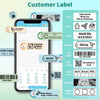 Phomemo 12x40mm Panda Pattern Label for D30/D35/Q30/Q30S