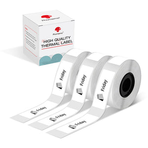 Phomemo 14 x 40mm thermische etiketten voor D30/D35/Q30/Q30S – 3 rollen