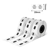 Phomemo 14x28mm White&Transparent Round Label for D30/D35/Q30/Q30S
