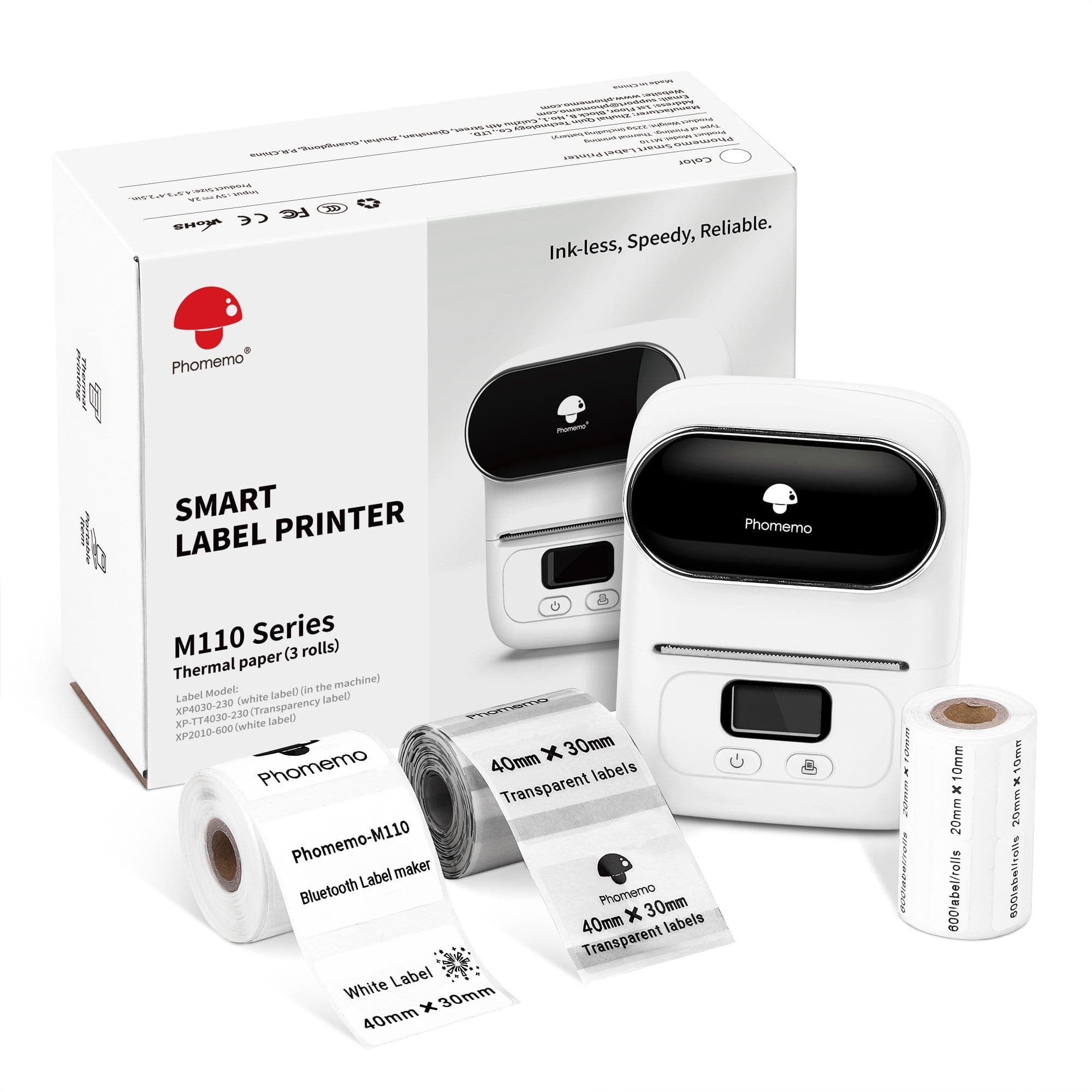 M110 Bluetooth Label Printer Gift Box Set - Phomemo