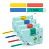 Phomemo 4Pack White on Green&Red&Blue&Yellow Label Maker Tape for P3200-Label Dimensions