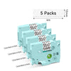 Phomemo 4Pack White on Transparent Label Maker Tape for P3200-Label Dimensions