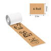 Dimension of Phomemo 25mm Transparent Sticker Gold Sparkle/Silver Sparkle/Semi-Transparent Small Size Thermal Paper for M02 Pro/M02S
