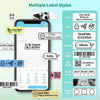 Phomemo D35 label machine supports multiple label styles