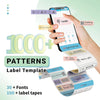 Phomemo D35 label machine can print 1000+patterns